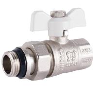 Кран шаровый 1/2" с американкой и уплотнением (бабочка) STANDARD PROFactor (PF UBV 324 UR)