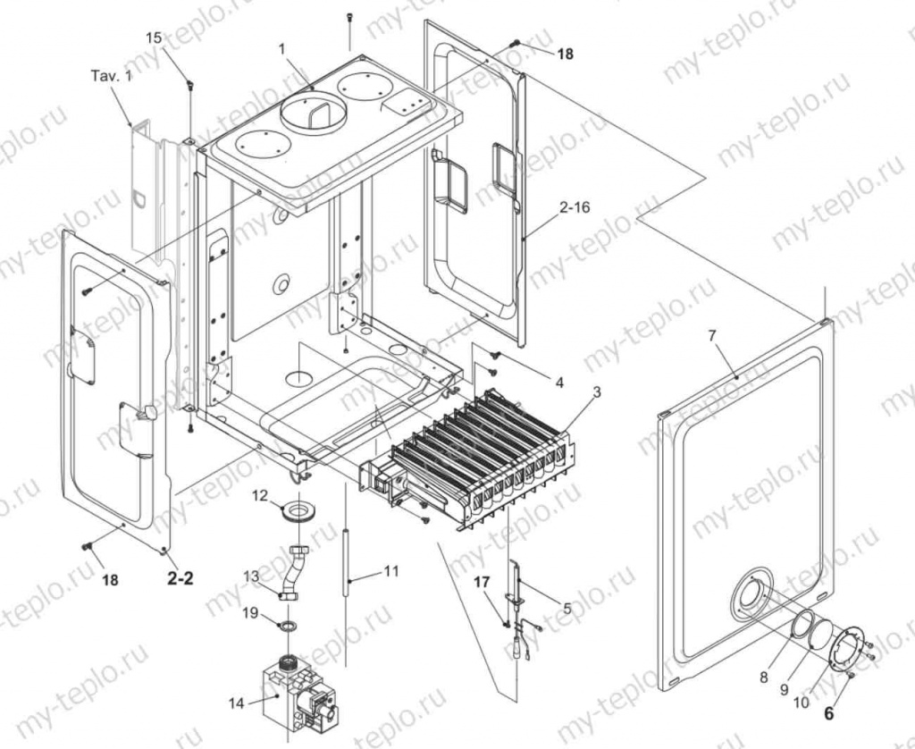 Запчасти для котла Electrolux Basic X 24 Fi купить в Снежинске