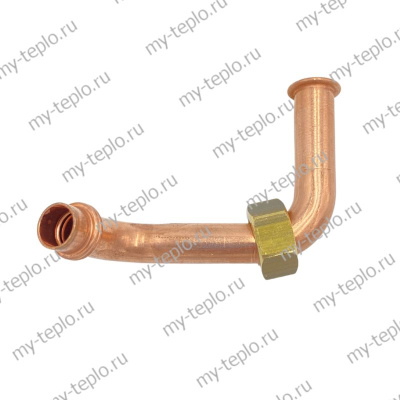 Труба пластинчатого теплообменника для котла Лемакс PRIME-V16 (trubkapltLemaxPRV16)