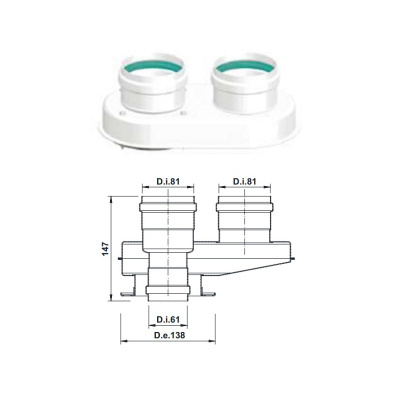 Адаптер для котла Bosch GAZ 2000 W любой мощности, комплект (ADAPTgaz2000w)